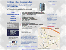 Tablet Screenshot of guilfordglass.com